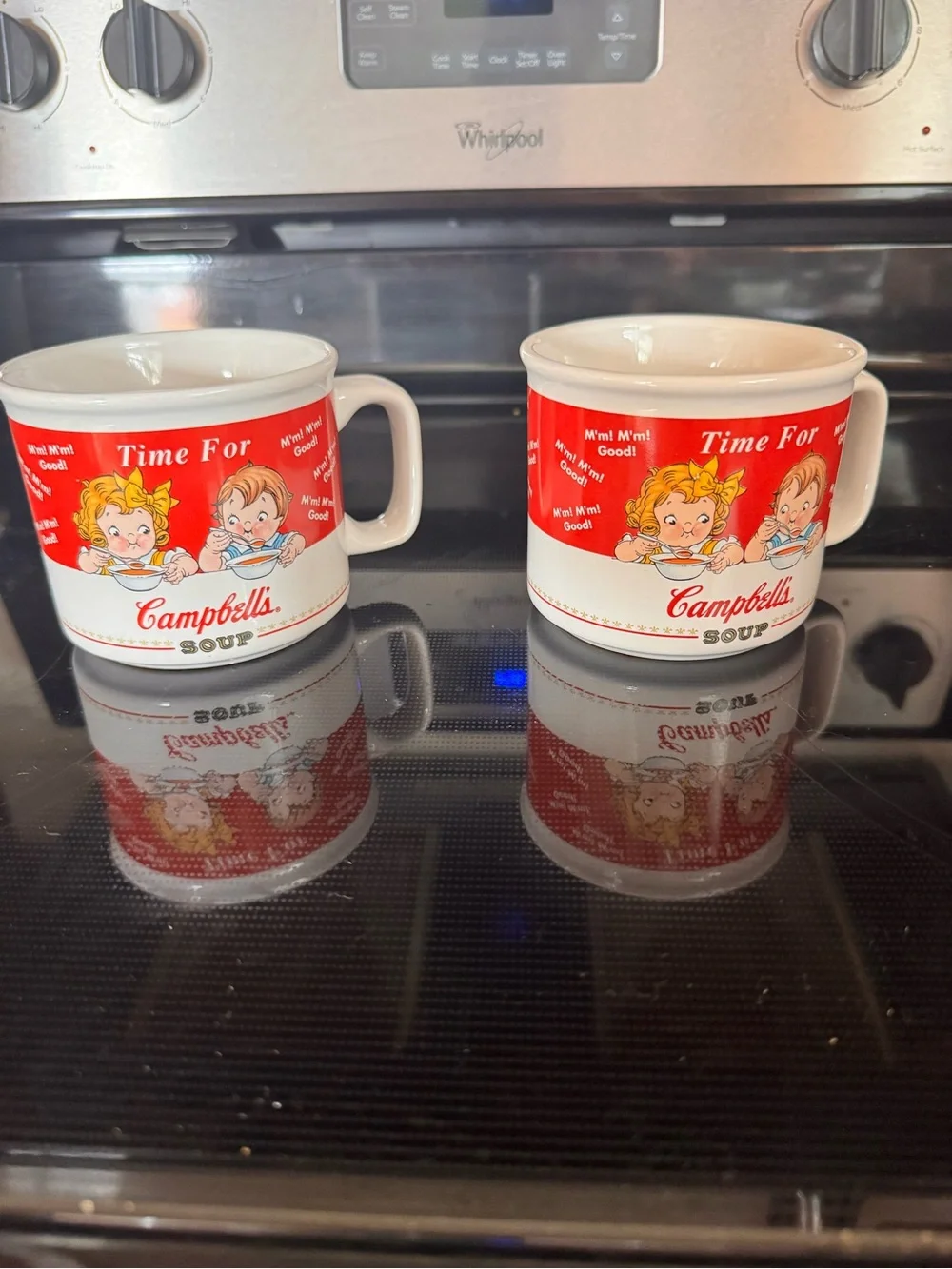 Vintage 1998 Campbell’s Soup Kids Ceramic Coffee Mugs Set of 2 | M’m! M’m! Good!